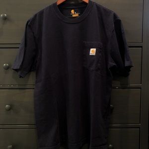 Carhartt Navy Pocket Tee
